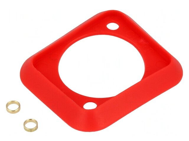 Garnitură Soclu Roșie XLR 19x24mm