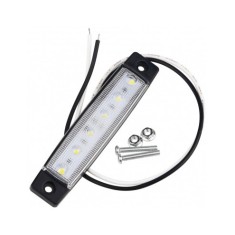 Lampa gabarit auto cu LED 24V Alba LG-6SMD-24V-ALB