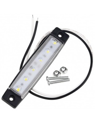 Lampa gabarit auto cu LED 12V Alba LG-6SMD-12V-ALB foto