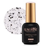 Top Coat LUXORISE - Dot Elegance, Purity &amp;amp; Pitch 10ml