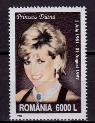 RO 1999 ,LP 1498 &amp;quot;Diana- Printesa de Wales &amp;quot; ,serie ,MNH foto