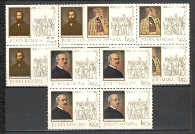 Romania.1968 120 ani Revolutia de la 1848 bloc 4 YR.395 foto