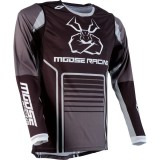 Tricou cross/enduro Moose Racing Agroid negru/gri marime M