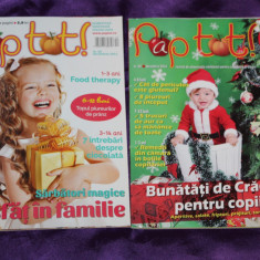 Lot 2 reviste Pap tot Revista de alimentatie sanatoasa pentru copii 2014-2015