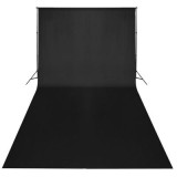 Cumpara ieftin Panza fundal foto studio,din bumbac,dimensiuni 300x600 cm - Negru