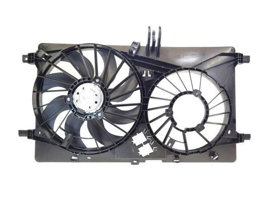 GMV radiator electroventilator Renault Master, 2010-, Nissan NV400, 2010-, 2.3 dci, Opel Movano, 2010-, motor 2.3 CDTI, diesel, 385 mm; 2 pini, fara