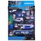 Set Vehicule Jucărie, Model City Hero, Scara 1:87, 6 Bucăți Metalice Cu Accesorii, Multicolor