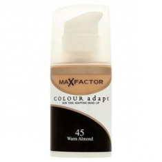 Fond de Ten Lichid MAX FACTOR Colour Adapt 45 Warm Almond 34 ml foto