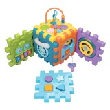 Cub cu activități educative, Multicolor, Plastic, CMCLASS