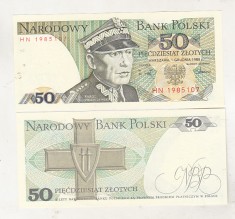 bnk bn Polonia 50 zloti 1988 unc