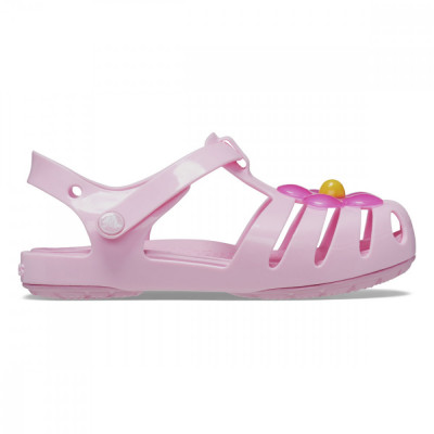 Sandale Crocs Toddler Isabella Charm Sandal Roz - Flamingo foto