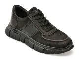 Pantofi sport GRYXX negri, 33635, din nabuc