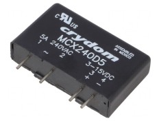Releu semiconductor 1-fazat 5A 12&divide;280VAC MCX240D5