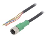 Mufă M12 8-Pin Mamă 1.5m IP65/IP67