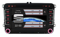 Unitate Multimedia cu Navigatie Audio Video cu DVD BT si WiFi Seat Leon 09/2005+ + Card 8Gb cu Soft GPS si Harti GRATUITE foto