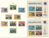 Honduras 1964 Mi 607/15 + bl 6 A/B MNH - JO Vara, Tokyo, Nestampilat