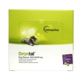 Cumpara ieftin Drontal Dog Flavour, antiparazitar intern pentru caini, 102 tablete