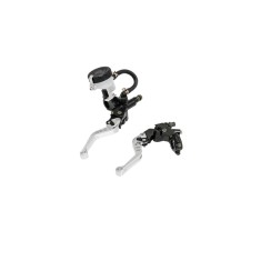 Manete Moto Ambreiaj cu rezervor Cablu Pompa Frana maneta Universale Ghidon 22mm A835SILVER