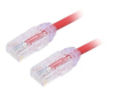 Patch Cord UTP Cat6a LSZH 5m Roșu foto