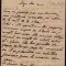 Barbu Catargiu. Autograf. Catre scriitorul Filitti, in iulie 1916