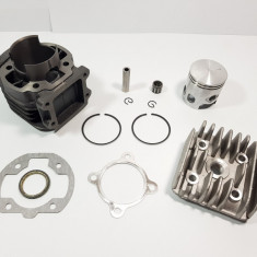Kit Cilindru Set Motor + Chiuloasa Scuter Minarelli Vertical 80cc - 47mm AER