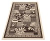 Covor Bucatarie Tip Iuta, Model Natura 955-91, Marime 80 x 150 cm, Bej, Maro, Antialergic, Polipropilena, Living, Terasa, Sufragerie, Birou
