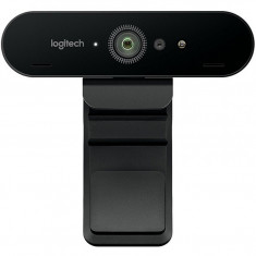 Camera web Logitech Brio , UltraHD 4K 2160p , Zoom digital x5 , Autofocus , Negru foto