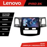 Navigatie Toyota Hilux 2008-2014 Lenovo Kit-143 8 core QLED 2K 12+256 360 Android Waze USB Navigatie Internet Youtube Radio CarStore Technology