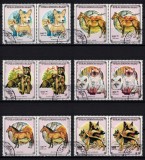 Timbre Madagascar 1991, Pisici, Caini, Cai - Serie Completa Perechi