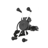 Suport de telefon prindere la oglinda (4 puncte) cu incarcare USB
