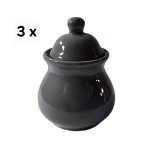 Set 3 doze condimente, 280 ml, Gri