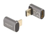 Adaptor USB C soclu, mufă 90&deg; sus/jos