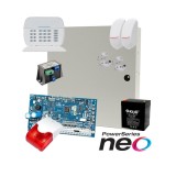 Kit alarma la efractie DSC NEO cu sirena interioara KIT2016INT SafetyGuard Surveillance, Rovision