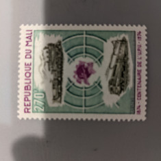 mali - Timbre trenuri, locomotive, cai ferate, nestampilate MNH