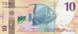 Bancnota Curacao &amp; Sint Maarten 10 Gulden 2025 - P1 UNC ( vezi descriere )