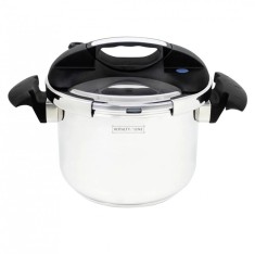 Oala marmorata sub presiune 6L, inox, antiaderenta Royalty Line RL-PS6LM foto
