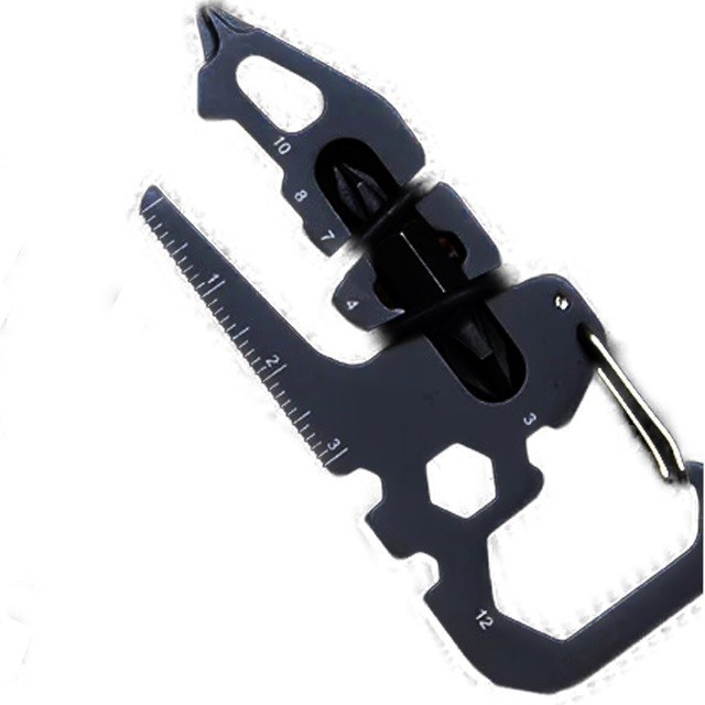 Card Multifunctional , 15 in 1, Surubelnita, Desfacator, Negru, 66x31x2.5mm