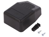 Carcasă alimentator ABS neagră 60x85x32mm