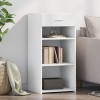 VidaXL Dulap, alb, 45x42,5x93 cm, lemn prelucrat 846320