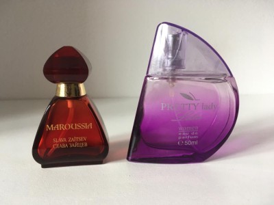 *DD Lot 2 sticlute de parfum goale, pt colectie, Maroussia si Pretty lady Lilac foto