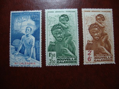 NOUA CALEDONIE 1942 SERIE MH foto