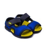 Sandale Baieti Bibi Basic Mini Naval/Galben 32 EU, Bleumarin, BIBI Shoes
