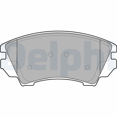 DELPHI LP2081 set placute frana,frana disc foto