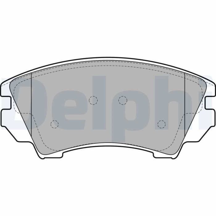 DELPHI LP2081 set placute frana,frana disc