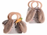 Set 2 gentute Iepuras textil 12x9x19 cm