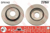 Disc frana NISSAN TIIDA Limuzina (SC11X) (2006 - 2016) TRW DF6142