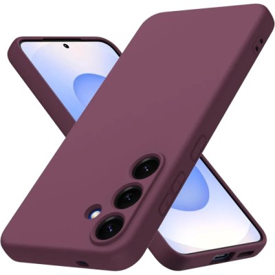 Husa Soft Touch, slim, ALC Mobile, anti soc, compatibila cu Samsung Galaxy A36, Visiniu Tpu foto