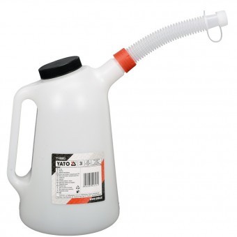 Recipient pentru ulei Yato YT-06983, gat flexibil, 3L foto