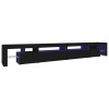 Comoda TV cu lumini LED, negru, 290x36,5x40 cm