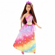 Jucarie Papusa Barbie Printesa Curcubeu Dreamtopia DHM52 Mattel foto